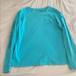 Aqua vineyard vines longsleeve